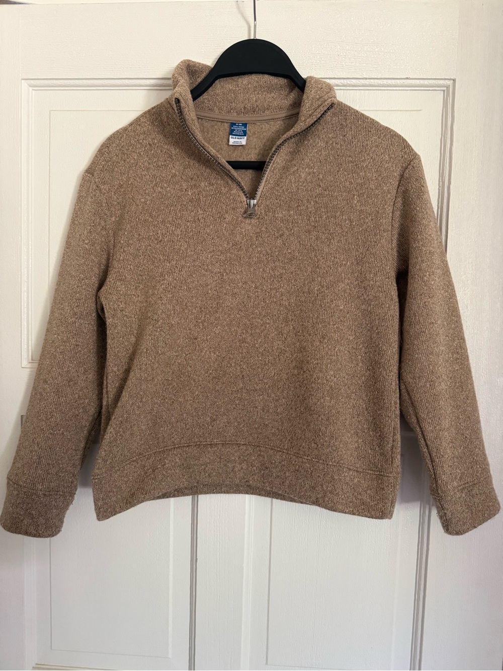 Old Navy Half-Zip Boy’s Sweater in Tan